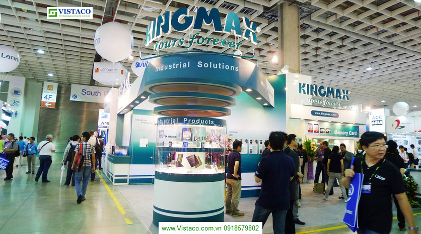 Vi tính Bình Dương thăm Gian hàng KingMax tại hội chợ công nghệ toàn cầu
