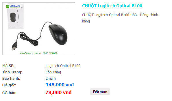 Chuột Logitech B100