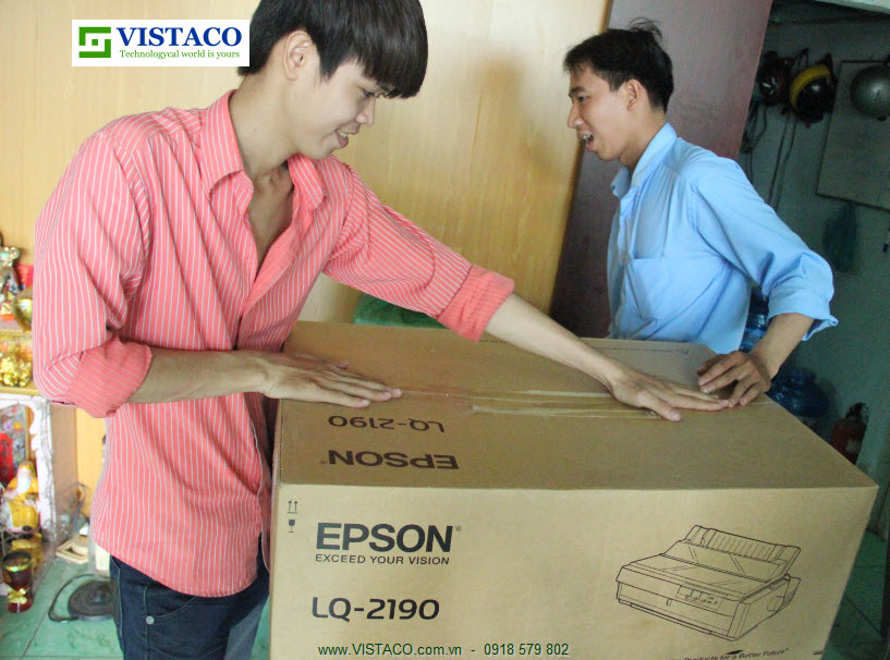 Vi Tinh Binh Duong giao may in Epson LQ 2190